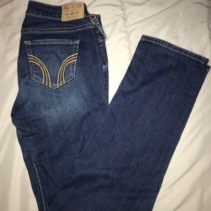 Hollister Dark Blue Distressed Jeans - 1S (w25)
